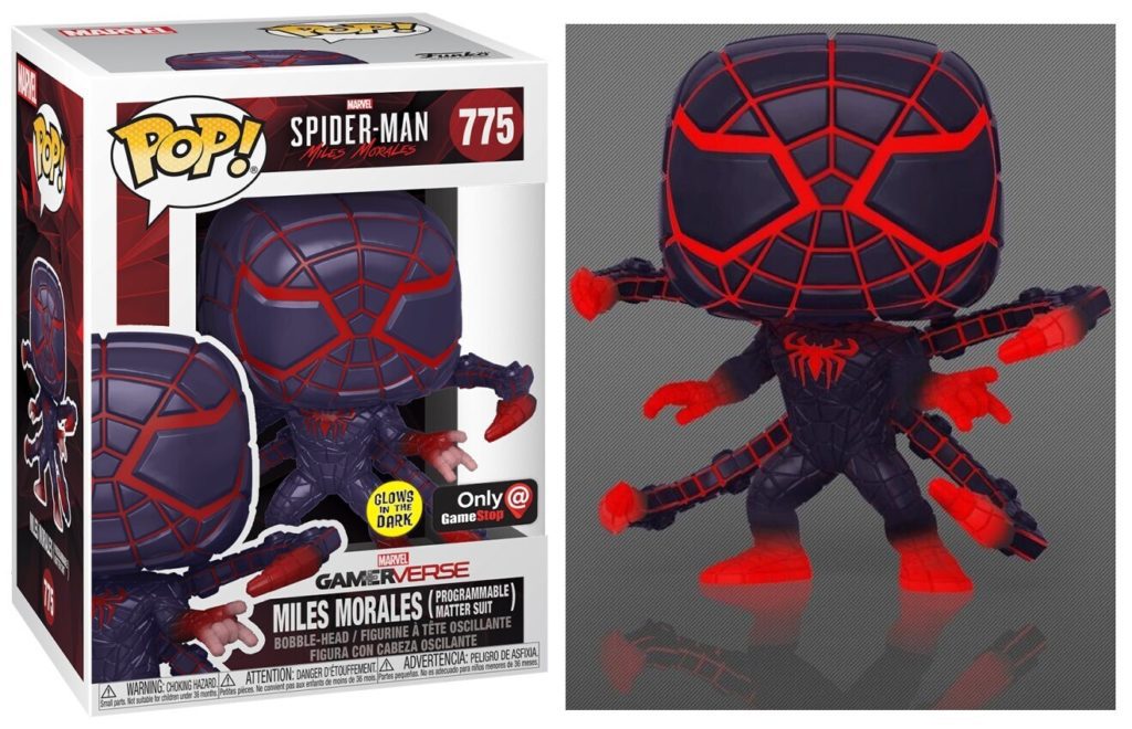MARVEL SPIDER-MAN MILES Morales Programmable Matter Suit 9.5cm Pop