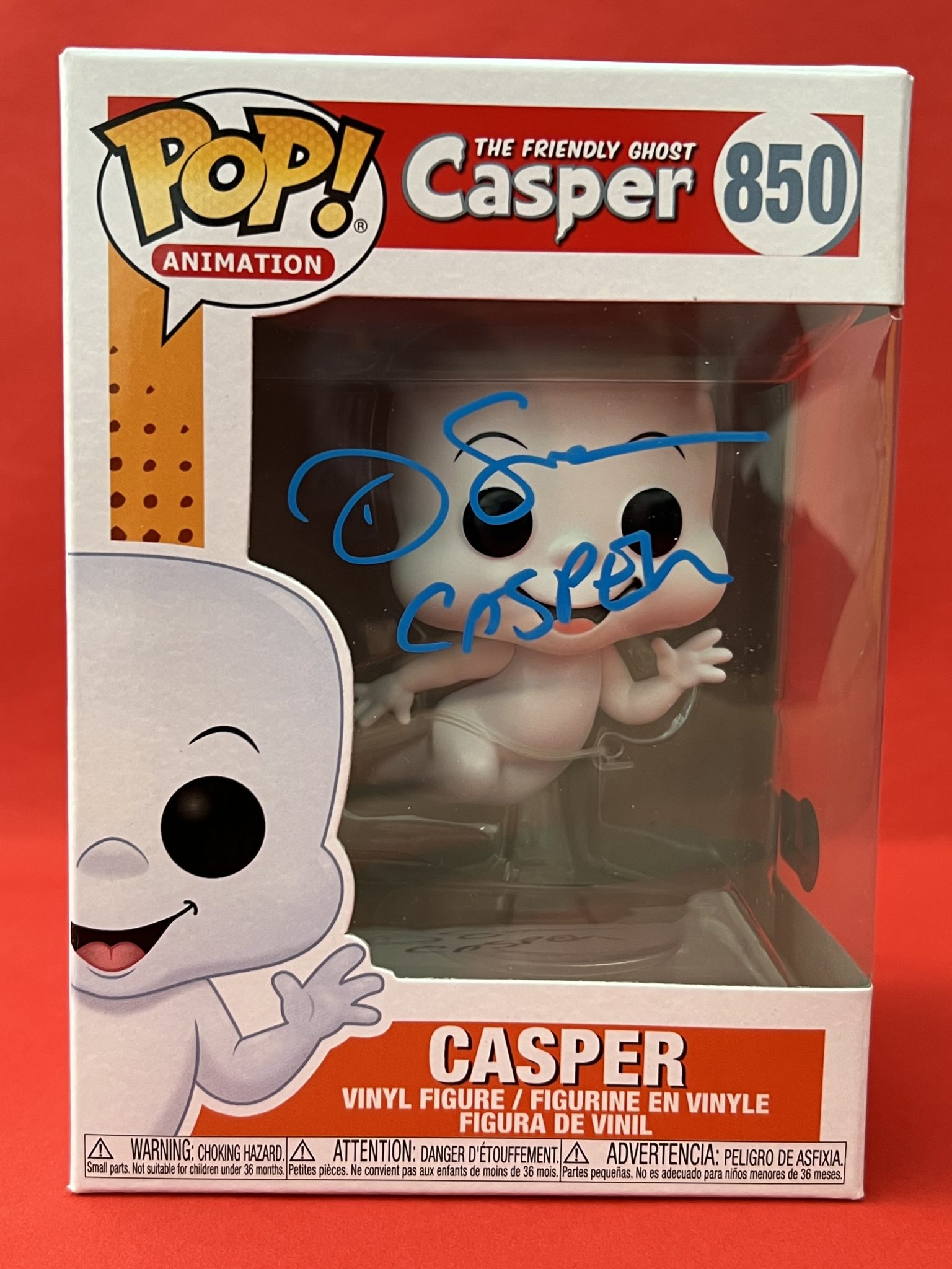 Funko POP! Animation Casper - Casper Signed by Devon Sawa with ...