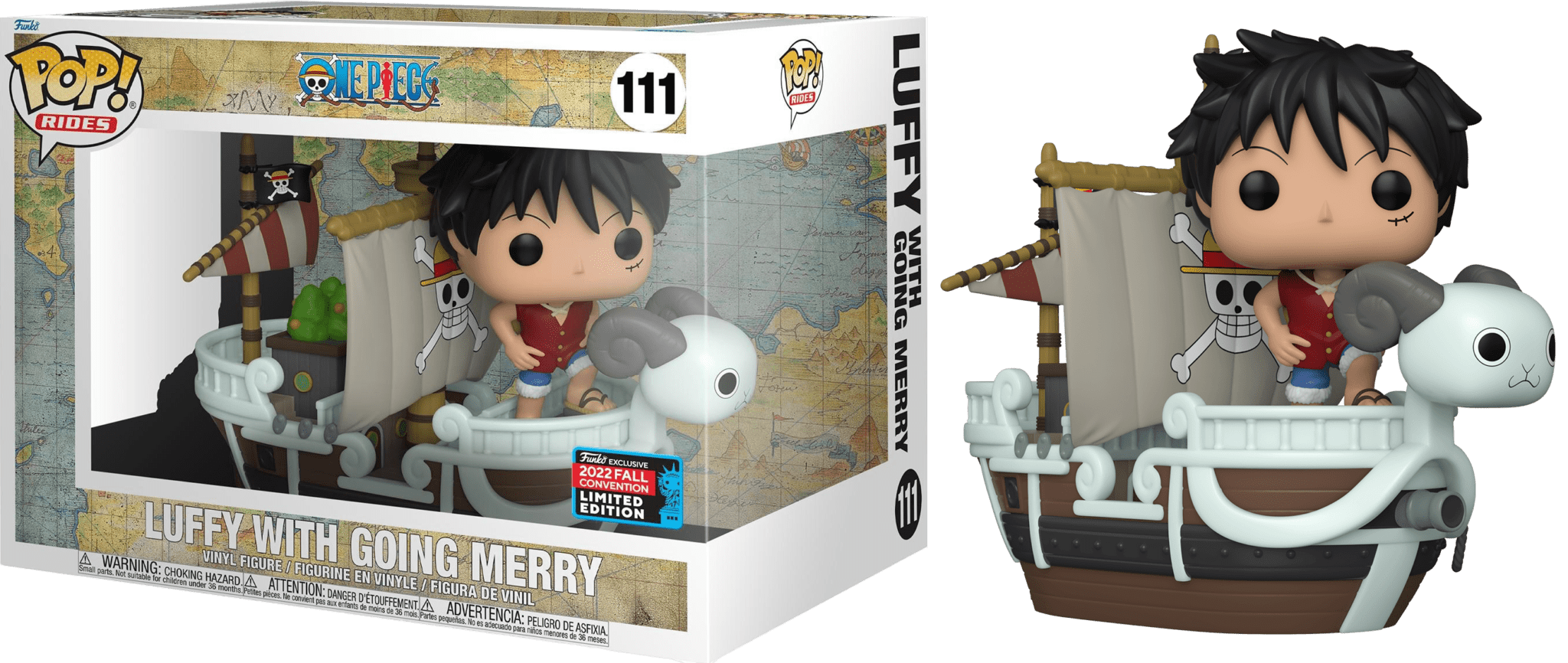 Funko POP! Rides Animation One Piece Luffy With Going Merry Limited