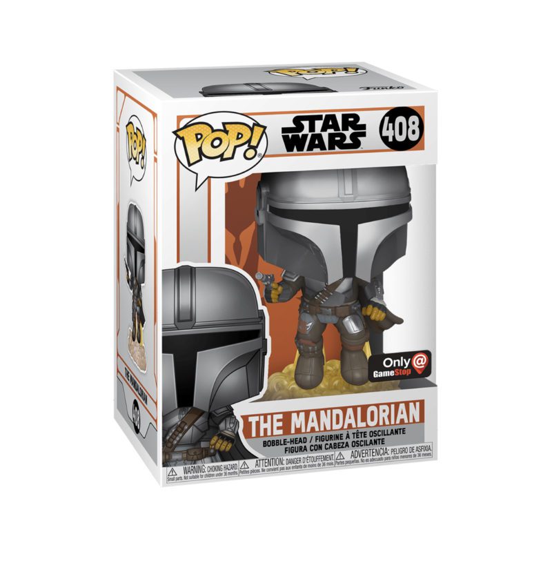 Funko POP! The Mandalorian - The Mandalorian (Flying) Limited Edition ...