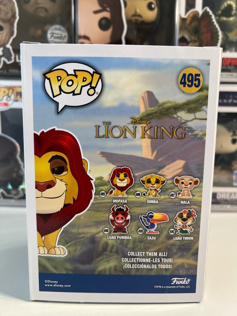 Funko POP! The Lion King Mufasa Flocked Limited Edition Target - Imperfect Box - Image 3