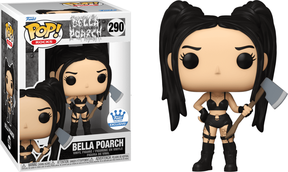 Funko POP! Rocks Bella Poarch - Bella Poarch with Axe Limited Edition ...