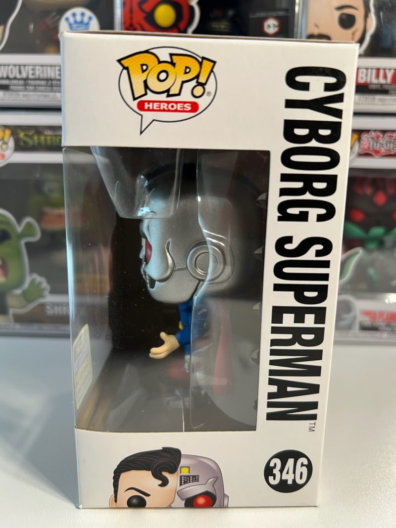 Funko POP! Heroes Superman - Cyborg Superman Edition Limitée Summer Convention 2020 - Boîte Imparfaite – Image 4