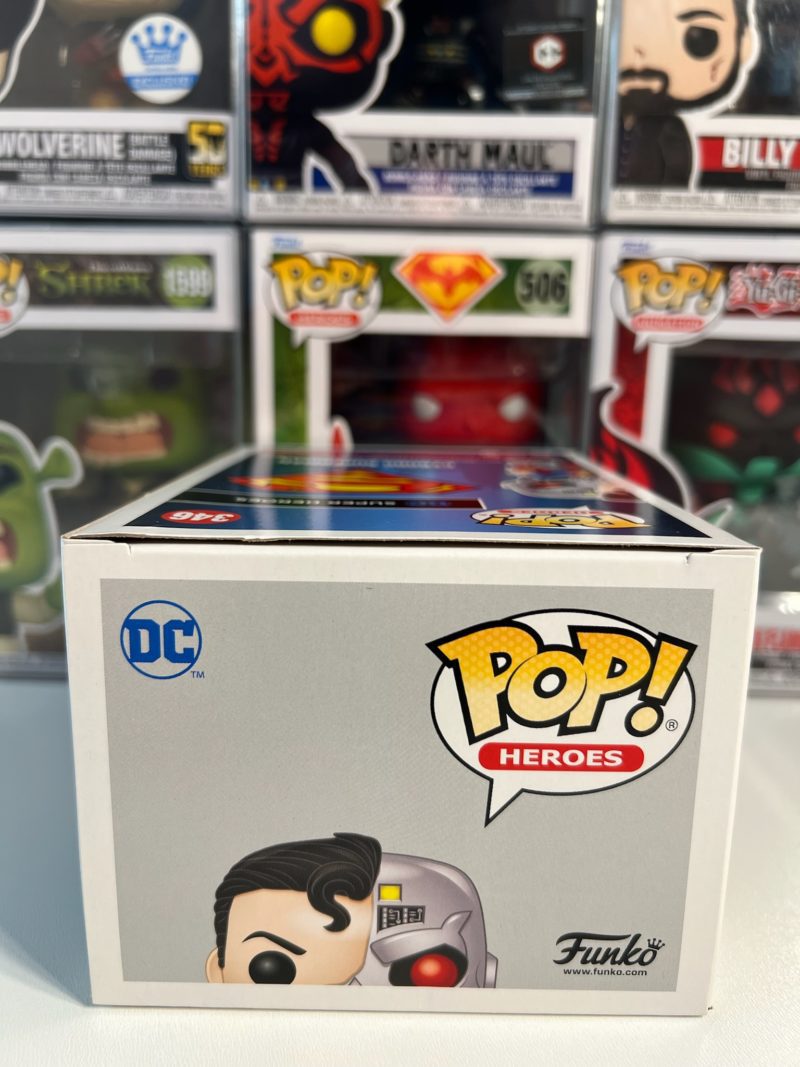 Funko POP! Heroes Superman - Cyborg Superman Edition Limitée Summer Convention 2020 - Boîte Imparfaite – Image 5