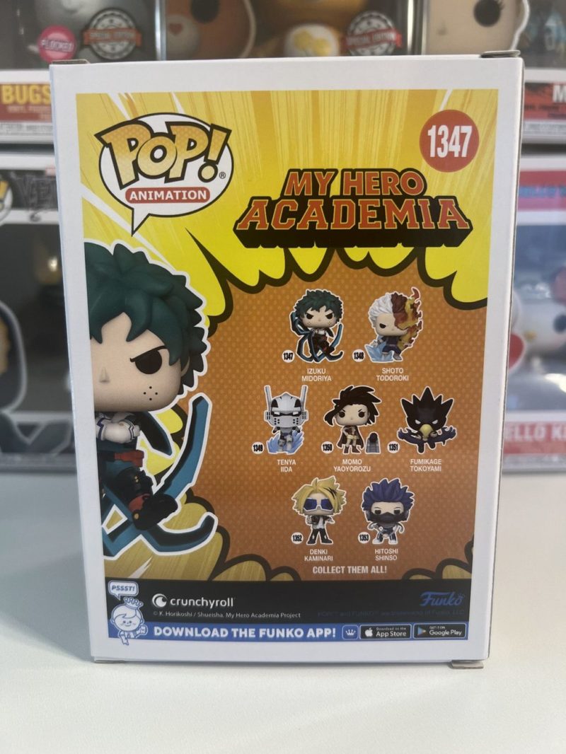 Funko POP! Animation My Hero Academia Izuku Midoriya (Black Whip) Phosphoreszierend Limitierte Auflage PX Previews - Unvollkommene Box<br> – Bild 3