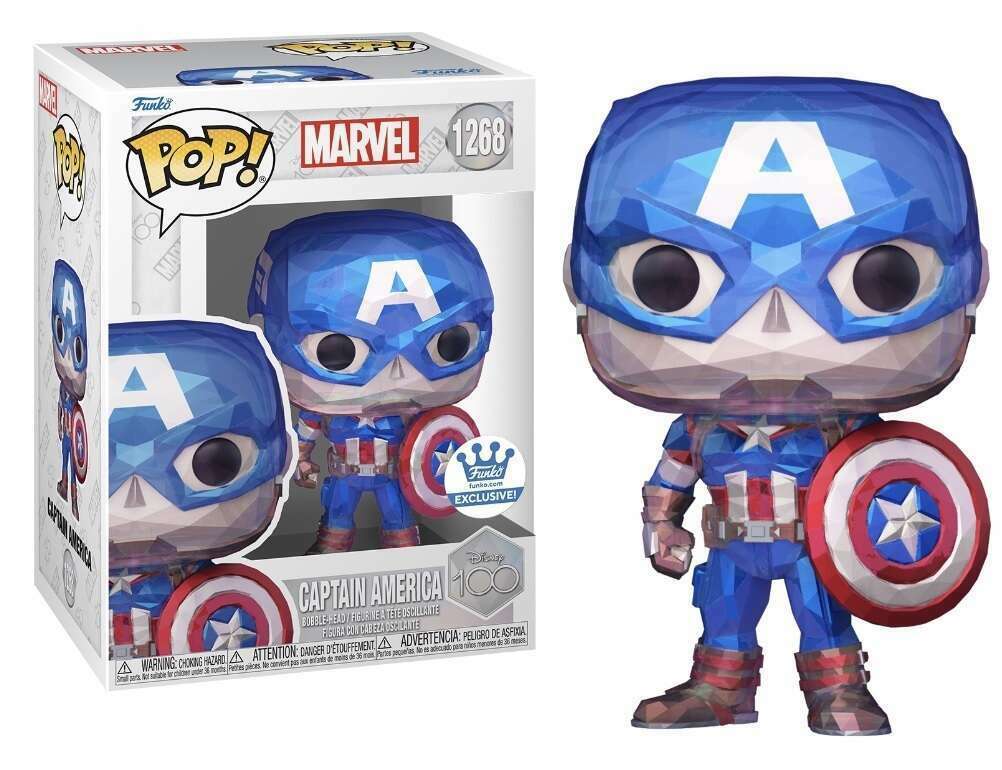 Funko POP! Marvel: Disney 100 Retro Reimagined Captain America Figure  (Target Exclusive)