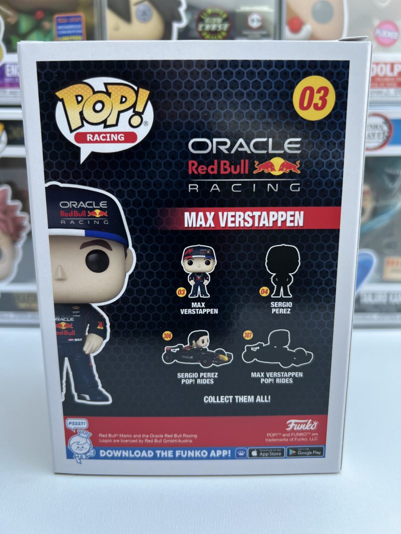 Funko POP! Racing Formula 1 Red Bull Racing Max Verstappen