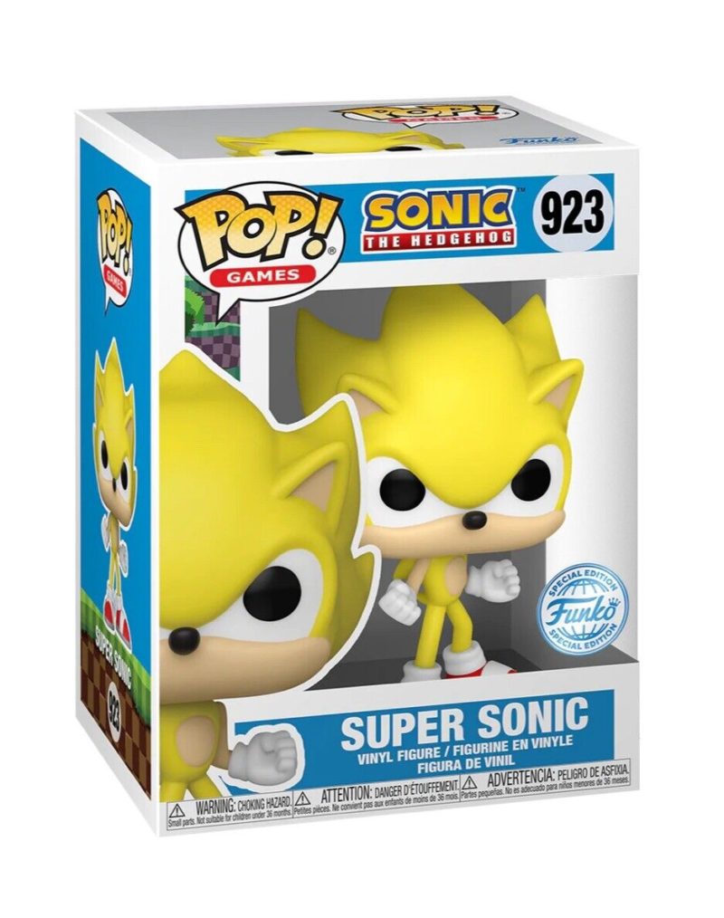 Funko POP! Games Sonic the Hedgehog Super Sonic Limited Edition - LJ