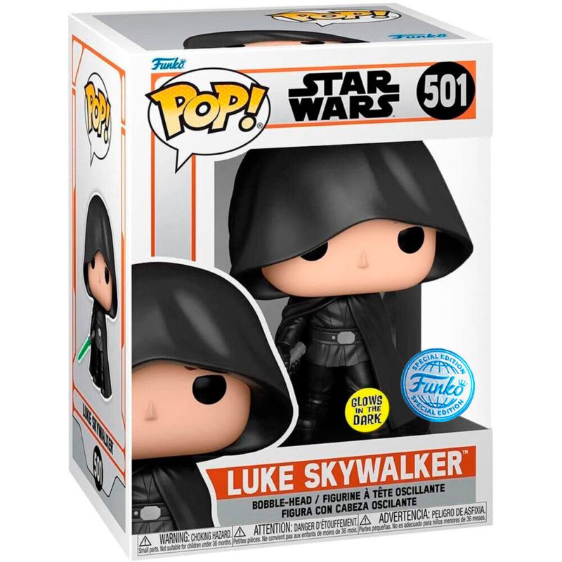 Funko POP! Star Wars Luke Skywalker (Hooded) Glow in the Dark Limited Edition