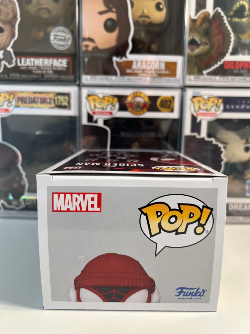 Funko POP! Marvel Miles Morales (Winter Suit) Limited Edition Hot Topic Holiday 2023 - Imperfect Box - Image 5