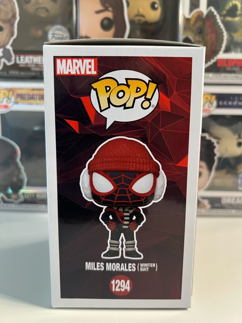 Funko POP! Marvel Miles Morales (Winter Suit) Limited Edition Hot Topic Holiday 2023 - Imperfect Box - Image 2