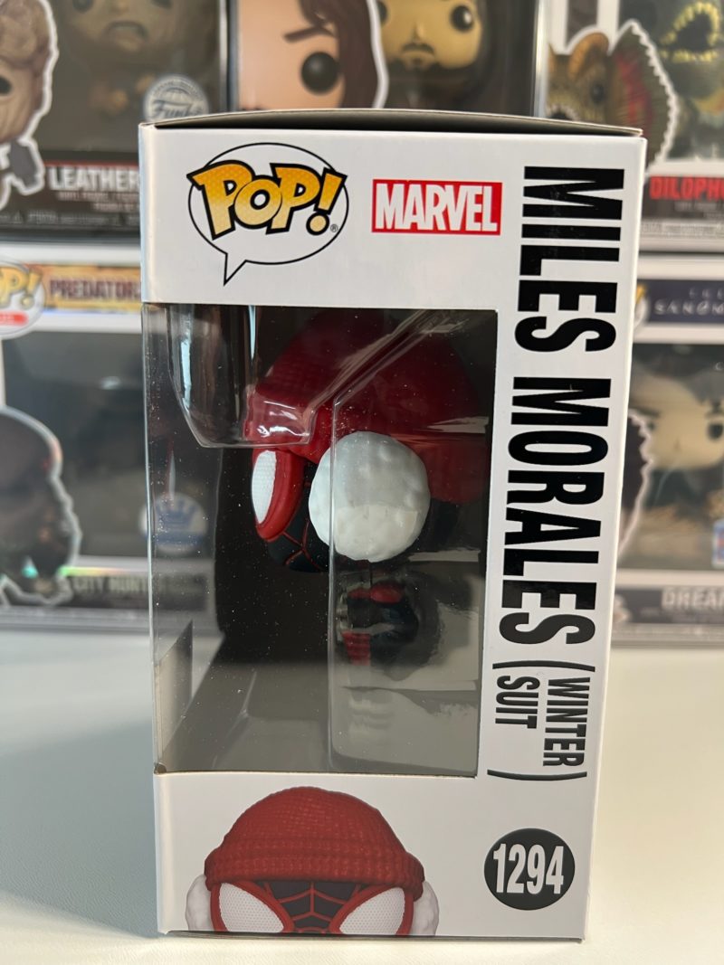 Funko POP! Marvel Miles Morales (Winter Suit) Limited Edition Hot Topic Holiday 2023 - Imperfect Box - Image 4