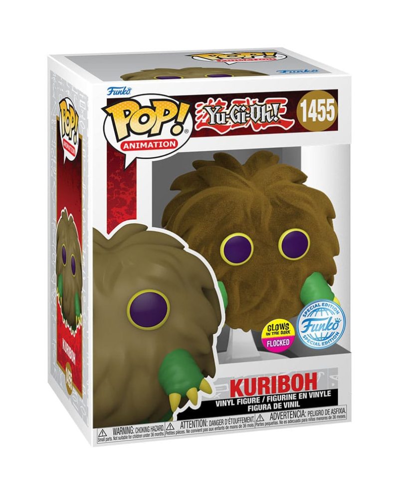 Funko POP! Animation Yu-Gi-Oh! Kuriboh Glow in the Dark and Flocked Limited Editon