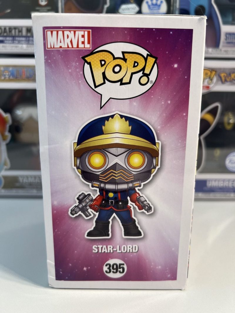 Funko POP! Marvel Star-Lord (Classic) Limited Edition Halloween ComicFest 2018 - Imperfect Box - Image 2