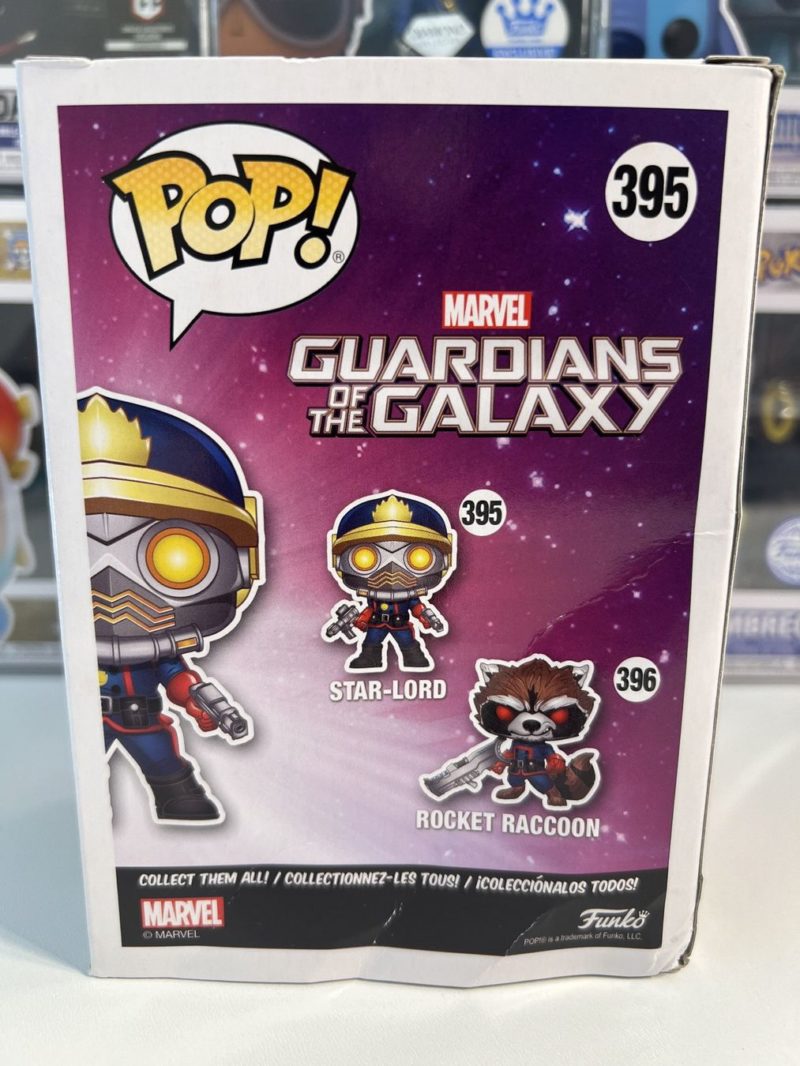 Funko POP! Marvel Star-Lord (Classic) Limited Edition Halloween ComicFest 2018 - Imperfect Box - Image 3