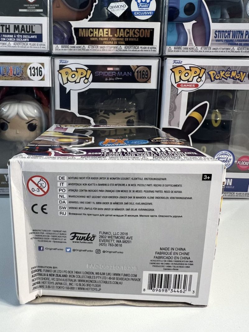 Funko POP! Marvel Star-Lord (Classic) Limited Edition Halloween ComicFest 2018 - Imperfect Box - Image 6