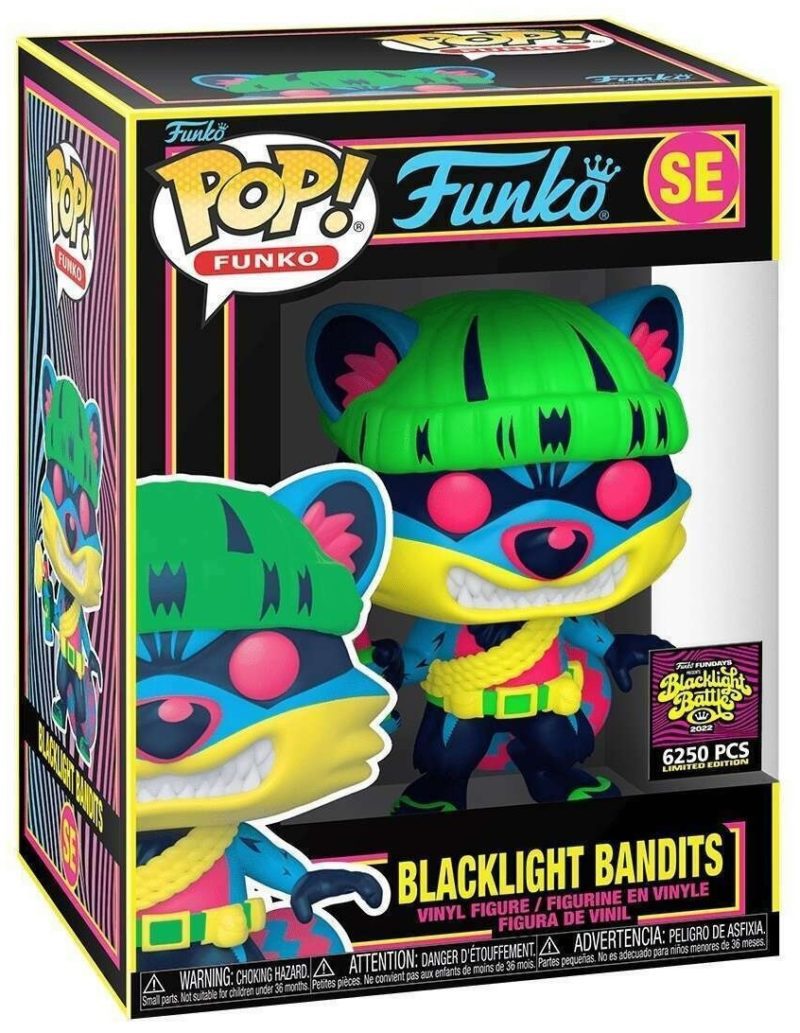 Funko POP! Funko Blacklight Bandits Limitierte Auflage 6250 Stück Blacklight Battle 2022